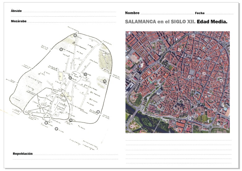 Material didáctico para estudiar el siglo XII en Salamanca