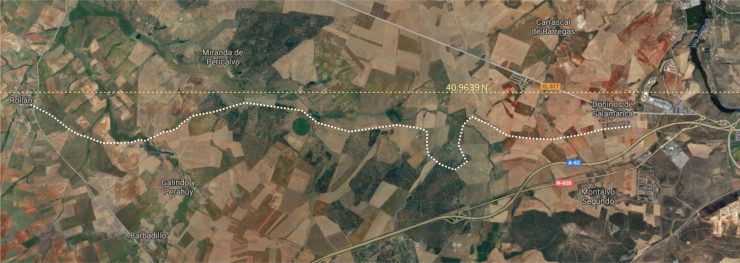 Camino de Salamanca al Atlántico